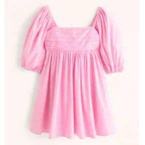 ‼️NWT‼️ ABERCROMBIE - Emerson Ruched Puff Sleeve Mini Dress